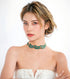Women Rhinestones Vintage Choker Necklace Fashionable Legant Collarbone Chain Wedding Bridesmaid Girls Outdoor Party...