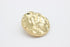 Wrinkle Gold Metal Shank Buttons - 12 Pcs - 4 Size Options - Luxury Wrinkle Round Wave Metal Shank Buttons for Men Women Blazer Coat Uniform Shirt...