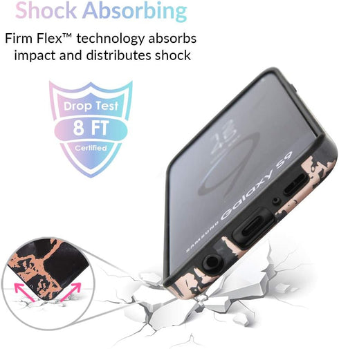 VELVET CAVIAR Compatible with Samsung Galaxy S9 Plus Case for Girls & Women - Cute Protective Phone Cases (Black Marble Rose Gold)...