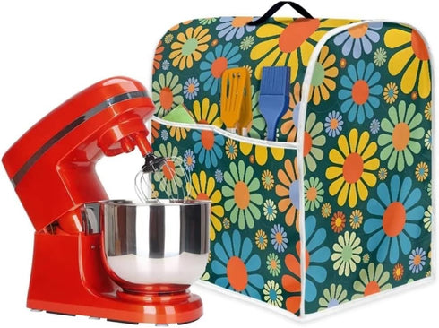 Yellow Sunflower Stand Mixer Cover Kitchen Small Appliance Cover Blender Cover for Home Kitchen-Anti Fingerprint Protection-S...
