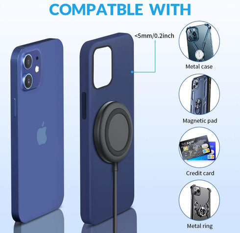 WAITIEE Magnetic Wireless Charger for iPhone 15 Pro Max Plus 14 Pro Max Plus 13 Pro Max 12 Pro Max, AirPods 3/2/Pro,Fast Wireless Charger Pad with...
