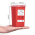 Alcedo Sharps Container for Home Use and Professional 1 Quart (5-Pack), Biohazard Needle and Syringe Disposal, Small Portable Container for Travel...