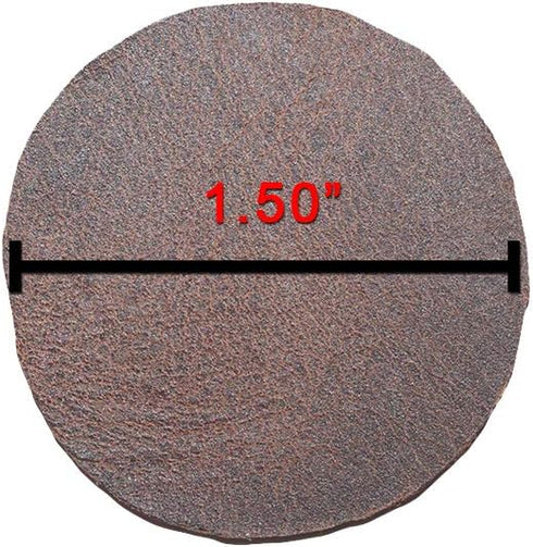 Hide & Drink, Leather Circles (1.5 in.) Diameter, (1.8mm) Thick (Set of 20) for Handcrafts/DIY/Jewelry/Ornaments/Creations, Handmade Includes 101 ...