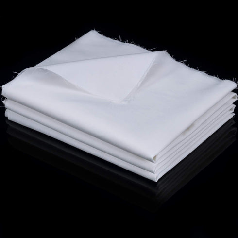 Soft and Stable Fabric Poly Cotton Broadcloth, Plain Poly Cotton Fabric, Poly Cotton Dress Craft Material for Embroidery, Embroidery Fabric Cotton...