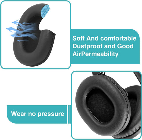 Sony MDR-7506 Replacement Ear Pads, Headphones Replacement Pads Also Fits MDR-V6 MDR-CD900ST, Earpads Cushions with Soft Leather, Memory Foam...