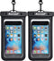 Hiearcool Waterproof Phone Pouch, Universal Case Compatible for iPhone 15 14 13 12 Pro Max Plus Up to 8.3", IPX8 Beach Travel Essentials-Black-2 P...