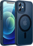 JETech Magnetic Case for iPhone 12 Mini 5.4-Inch Compatible with MagSafe, Translucent Matte Back Slim Shockproof Phone Cover (Blue)......
