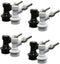 PERA Corny Keg Quick Disconnect Ball Lock Disconnect Set with Stainless Steel Swivel Nut for Home Brewing Beer Keg System (PACK OF 8)...