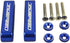 JDMSPEED Anodized Blue JDMSPEED Hood Spacer Hood Riser 3/4" Replacement For Honda Civic CRX Del Sol Acura Integra...