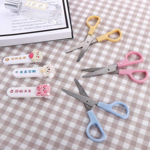Pink Multi-Purpose Mini Scissors Portable Functional Scissors Stainless Steel Detail Craft Scissors Hand Scissors for Art Crafts Projects Scissors...