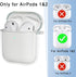 Clear AirPod 2 Case Cover Cleaning Pen 1st Accessories Set Kit, 12in1 Transparent TPU Silicone Protective Case for AirPods 1st/2nd Generation Char...