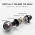 3 Packs Metal Wired Earbuds, Earphones with Remote & Microphone, Deep Bass Clear Sound, Tangle Free, Noise Isolating, Fits 3.5mm Jack iPhone iPad ...