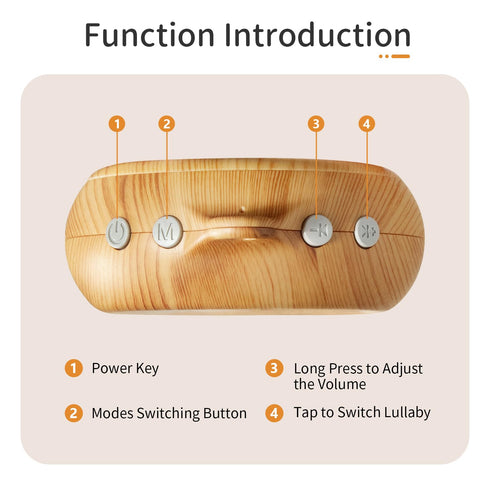 FEISIKE Crib Mobile Motor, Baby Crib Mobile Spinner Nursery Decor Mobile Music Box Volume Control 35 Infant Lullabies Rotating Hanging Rattles Bat...