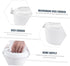 Rice Cooker Small Non-stick Pot Rice Maker Cooker Microwave Rice Maker Microwave Bowl with Lid Microwave Steamer Bowl Rice Making Pan Pasta Cooker...
