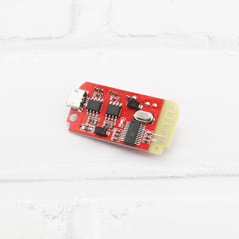 2 Pack 3.7-5V Bluetooth Receiver Module Audio Receiver Amplifier Board Red with Charging Port for Wireless Speaker DIY Sound System...