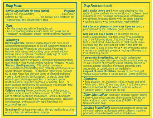 Blowfish for Headaches | New Maximum Strength Effervescent Formula Treats Headaches Fast (1 Pack)...