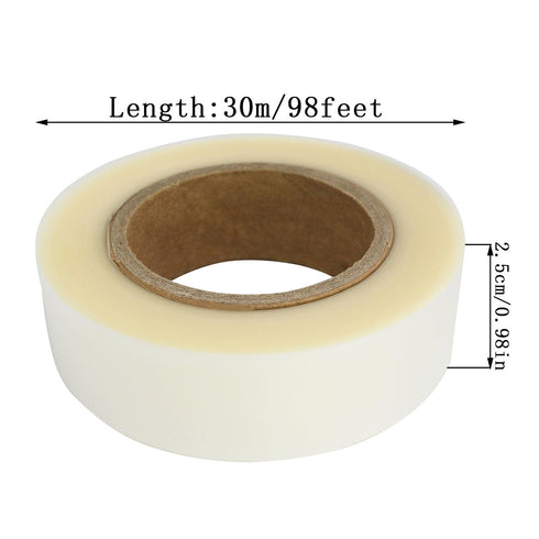 Seam Fusible Sheer Tape 2 Roll 30m x 2.5cm Iron on Hot Melt Seam Sealing Repair Adhesive Fusible Tape Layer for Waterproof PU Coated Fabrics Sport...