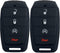 Rpkey Silicone Keyless Entry Remote Control Key Fob Cover Case protector Replacement Fit For 2019-2020 RAM 1500?4-Button?2 black...