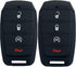 Rpkey Silicone Keyless Entry Remote Control Key Fob Cover Case protector Replacement Fit For 2019-2020 RAM 1500?4-Button?2 black...