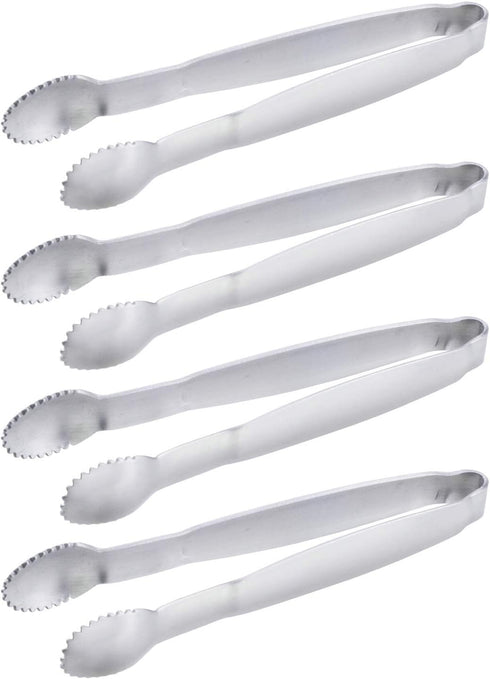 Sugar Tongs 4-Inch Mini Serving Tongs Stainless Steel Appetizer Tongs, Set of 4...