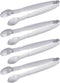 Sugar Tongs 4-Inch Mini Serving Tongs Stainless Steel Appetizer Tongs, Set of 4...