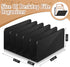 Black Desktop Mail Organizer Acrylic File Holder Acrylic File Organizer Multifunction Office File Sorter for Easy Access Office Home Letter Docume...