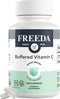FREEDA Vitamin C - Buffered Vitamin C 500mg - Kosher - Powerful Antioxidant Immune Support - Sensitive Stomach Vitamins C Capsules Calcium Ascorba...