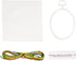 Janlynn Mini Cross Stitch Kit Retro Tree, 2.75" Oval 18 Count...