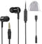 Wired in Ear Headphones with Mic and Type C Adapter Wired Earbuds with Microphone 3.5mm, HiFi Wired Earphone Kit Compatible with Most Smartphones/...
