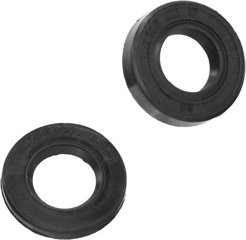 Engine Oil Seal, 2 Pcs Rubber Oil Seal Motorized Bike Parts for 49cc 50cc 66cc 80cc 2 Stroke Engine...