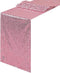 JYFLZQ Rose Pink Sequin Table Runner 12" x 72" Sparkly Pink Metallic Table Runner Glitter Sequin Runner for Table Birthday Party Event Decorations...