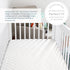 GRSSDER Waterproof Crib Mattress Protector, Extra Soft and Breathable Crib Sheets for Boys and Girls, Extra Thick Toddler Mattress Pad Cover 52 x ...
