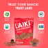 LAIKI Gluten Free Rice Crackers, Red Rice, Resealable 3.53 Ounce Bag...