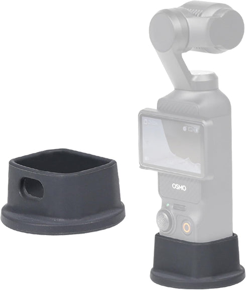 FiTSTILL Black Silicone Non-Slip Desktop Mount for DJI Osmo Pocket 3, Lightweight and Compact,with a Portable Charging Opening,Support Base OSMO P...
