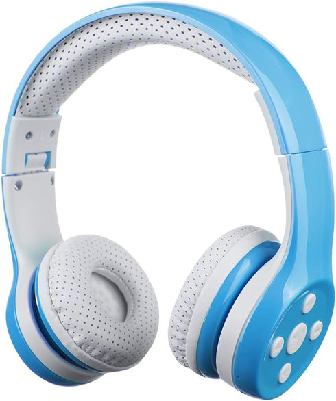 Kids Wireless Headphones, 15 Hours Play v5.0, Bluetooth Kids Headphones 93db Volume Limited Foldable with Built-in Mic for Cell Phones TV Tablet S...