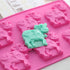 2 Pack Cow Chocolate Molds, Dairy Cattle Cake Pan Silicone Candy Fondant Biscuit Cookie Baking Mold Soap Lotion Bars Polymer Clay Mold (Random Col...