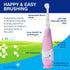 brush-baby BabySonic Infant and Toddler Electric Toothbrush for Ages 0-3 Years - Smart LED Timer and Gentle Vibration Provide a Fun Brushing Exper...