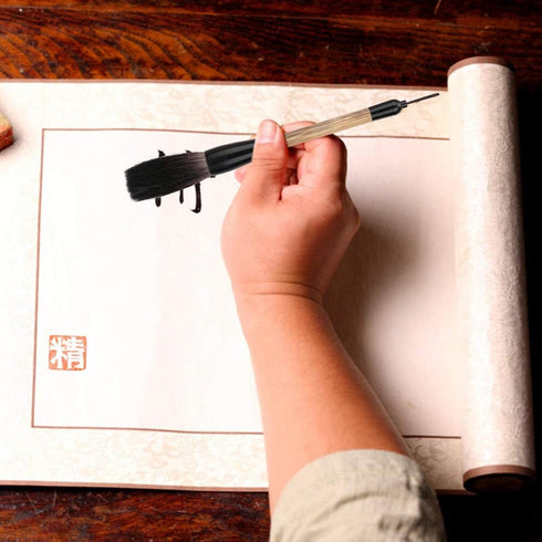 Large Calligraphy Brush Pen Chinese Painting Antithetical Couplet Writing Brush Chinese Traditional Calligraphy Painting Brushes Pen(Bear Hair)...