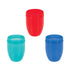 Nuby Wonder Cup with 360 Smart Edge Silicone Rim - (3-Pack) 7 oz - Green/Red/Blue...