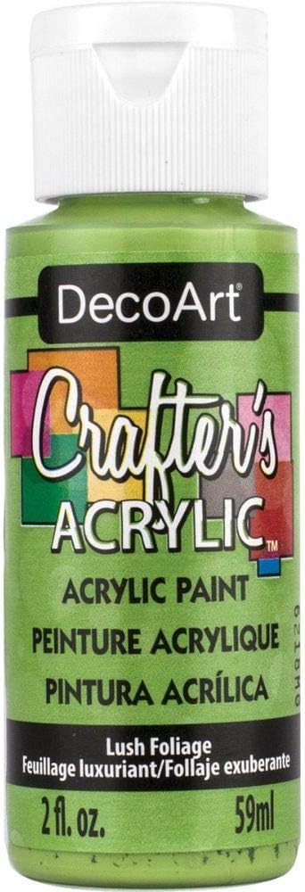 DecoArt DCA115-3 Crafter's Acrylic Paint, 2-Ounce, Lush Foliage...