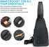 Sling Backpack with USB Charging Port, Chest Bag Crossbody Daypack Shoulder Bag for Men, Hiking, Cycling, Travel...