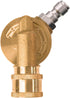 Giraffe Tools Pressure Washer Pivoting Coupler, 7 Angles Gutter Cleaner Attachment, 240 Degree Rotation, 1/4“ Quick Connect, 4000 PSI...