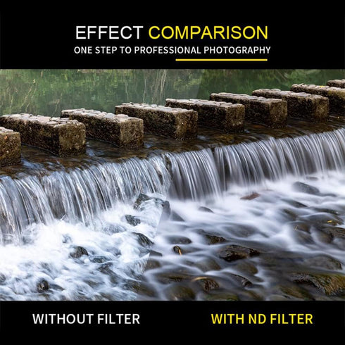 7artisans ND Filter Ultra Slim Multi-Coated HD Optical Glass Aluminum Alloy Frame Neutral Density Filter ND8 ND64 ND1000 for Choice (62mm, ND8)...