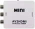 Mini Composite HD AV CVBS 3RCA to HDMI Adapter Converter Support 720P 1080PAV2HDMI Video Converter for TV, VHS VCR, DVD Records Chipsets Shown...