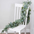 DearHouse 4Pack Artificial Eucalyptus Garland Faux Silk Eucalyptus Leaves Vines Handmade Garland Greenery Wedding Backdrop Arch Wall Decor …...