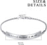 Sterling Silver Engraved Inspirational Adjustable Bracelet Graduation Gift for Her, Women Bracelets...