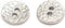11mm 2 Holes Small Round Metal Buttons, Bright Silver Button for Clothes, Children Shirt, Women Blouse, Top, Cuff, Collar, Cute Handmade Decoratio...