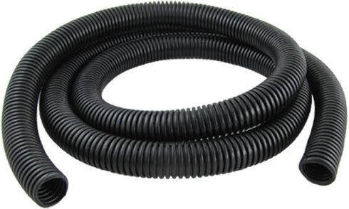 1.6M 0.75inch/20mm Inner Diameter Black Flexible Corrugated Tube Bellows Hose Wire Loom Tubing Wire Conduit – Black...