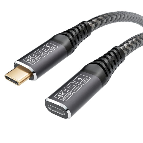 USB C Extension Cable 2M/6.6FT, USB C 3.2 Extender Cord Male to Female Support PD ????????/5A Fast Charging, 20Gbps Sync Transfer Compatible with ...