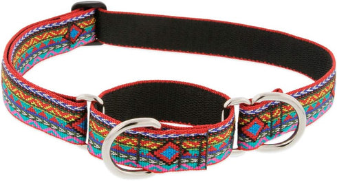 Martingale Large Dog Collar by Lupine 1" wide El Paso design adjusts 19" to 27"...